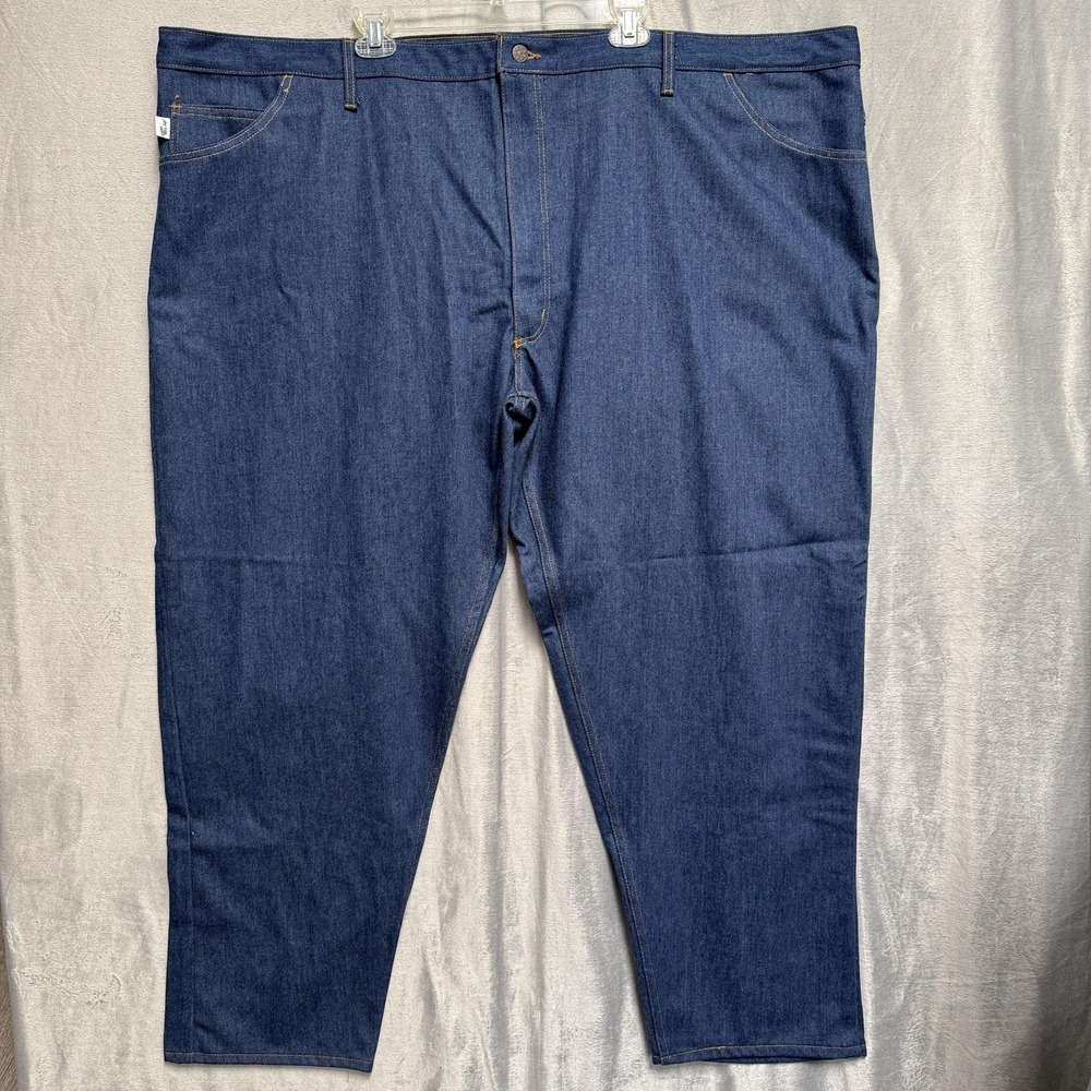 Union‎ Line Jeans Mens 54x30 Blue Denim Flame Resistant FR Made in USA Indura